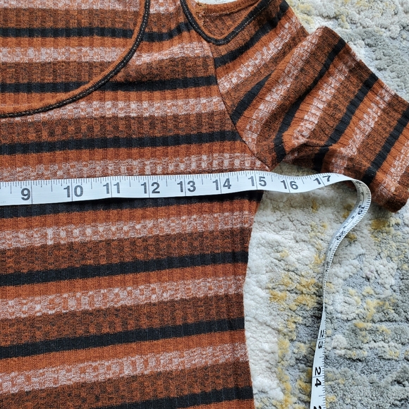 ⚘ Monteau BodyCon Striped Vintage Vibe Midi - Picture 8 of 10